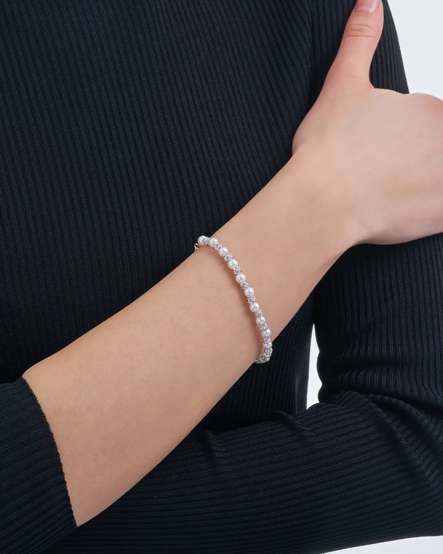 Armband - Glitter Pearls