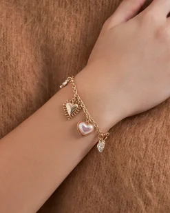 Armband - Golden Hearts