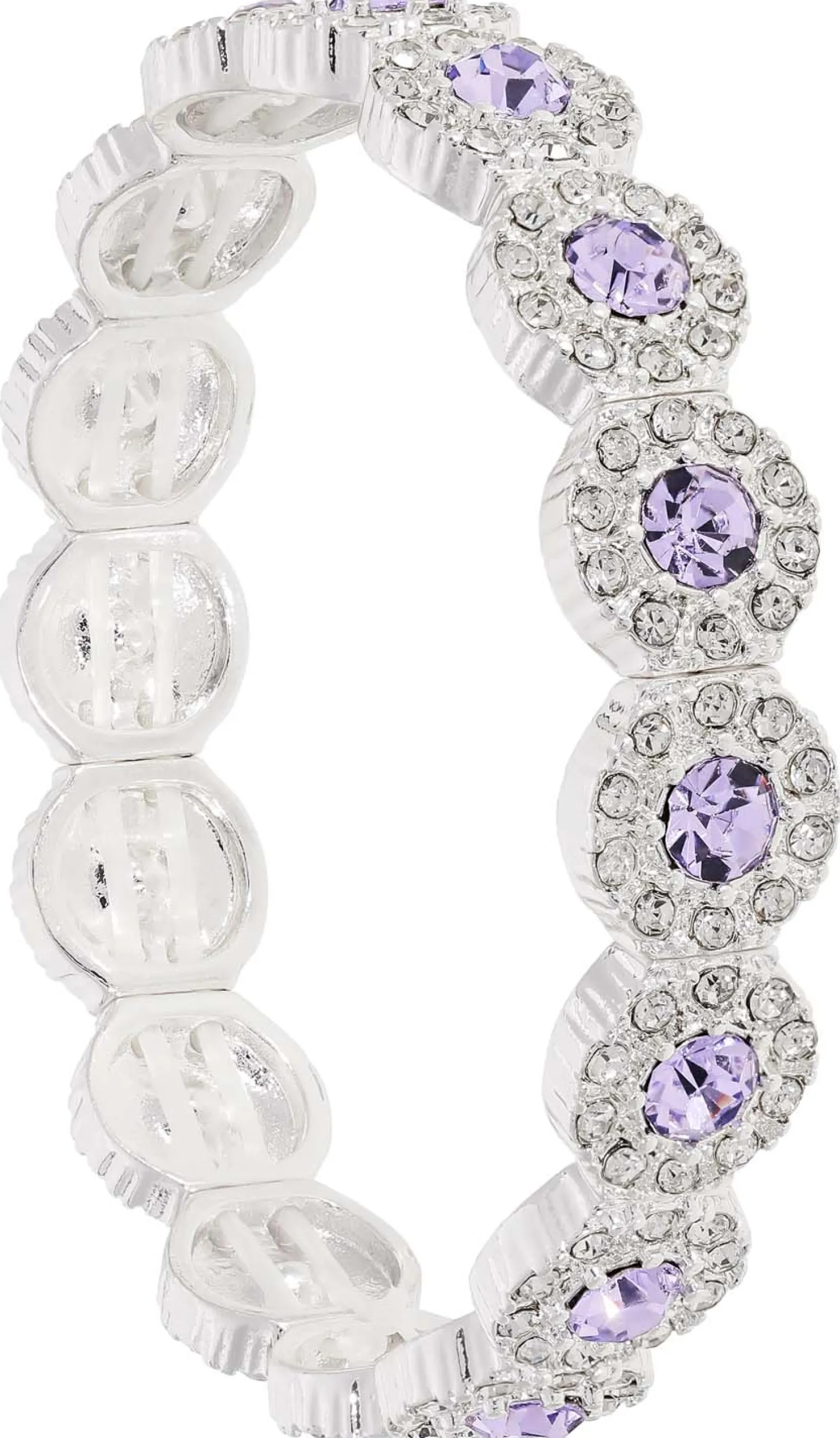 Armband - Lavender Crystal