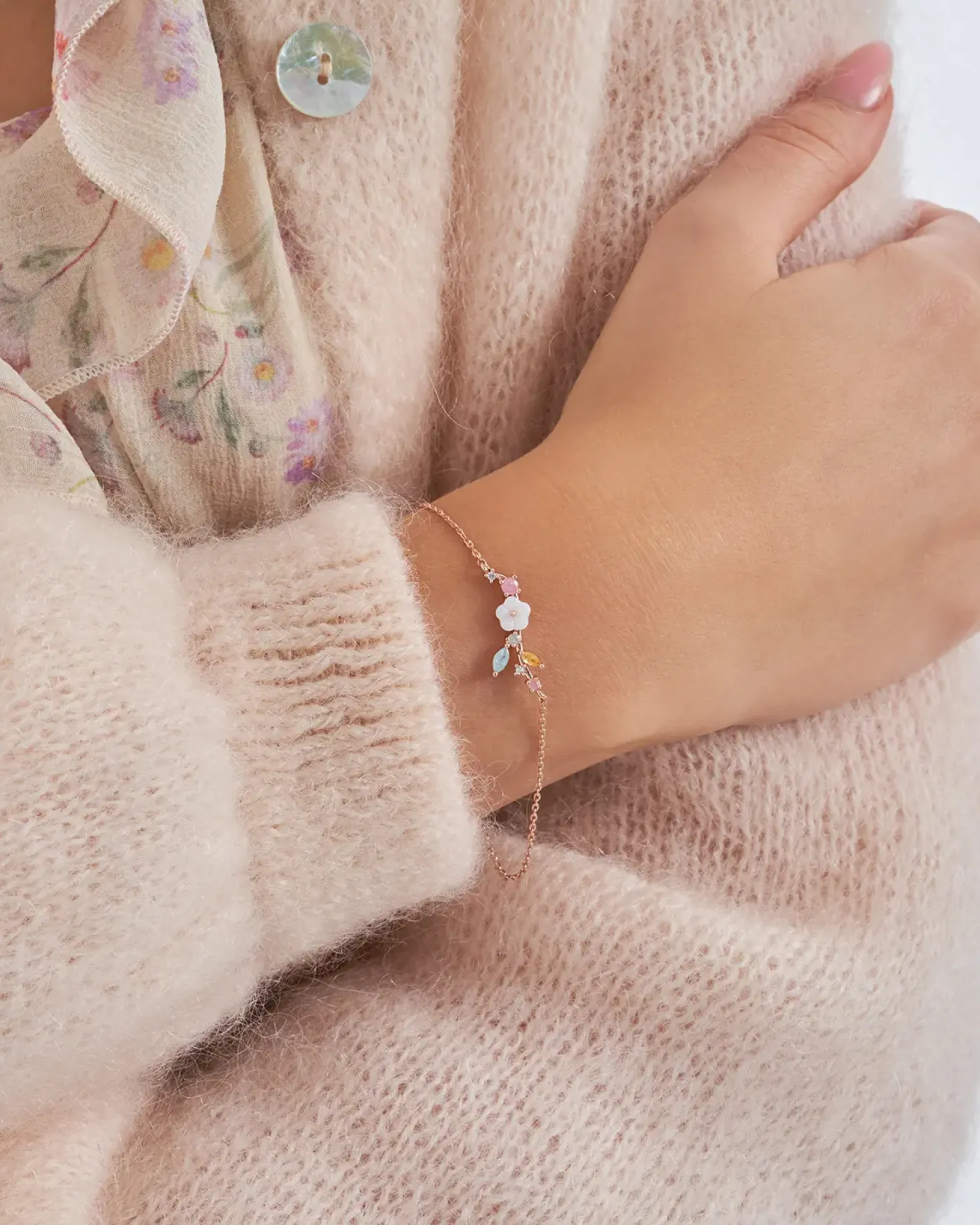 Armband - Opal Blossom