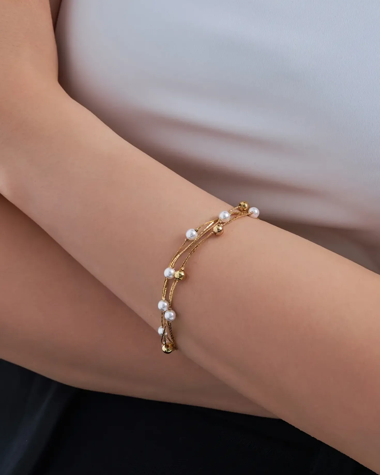 Armband - Pearly Rows