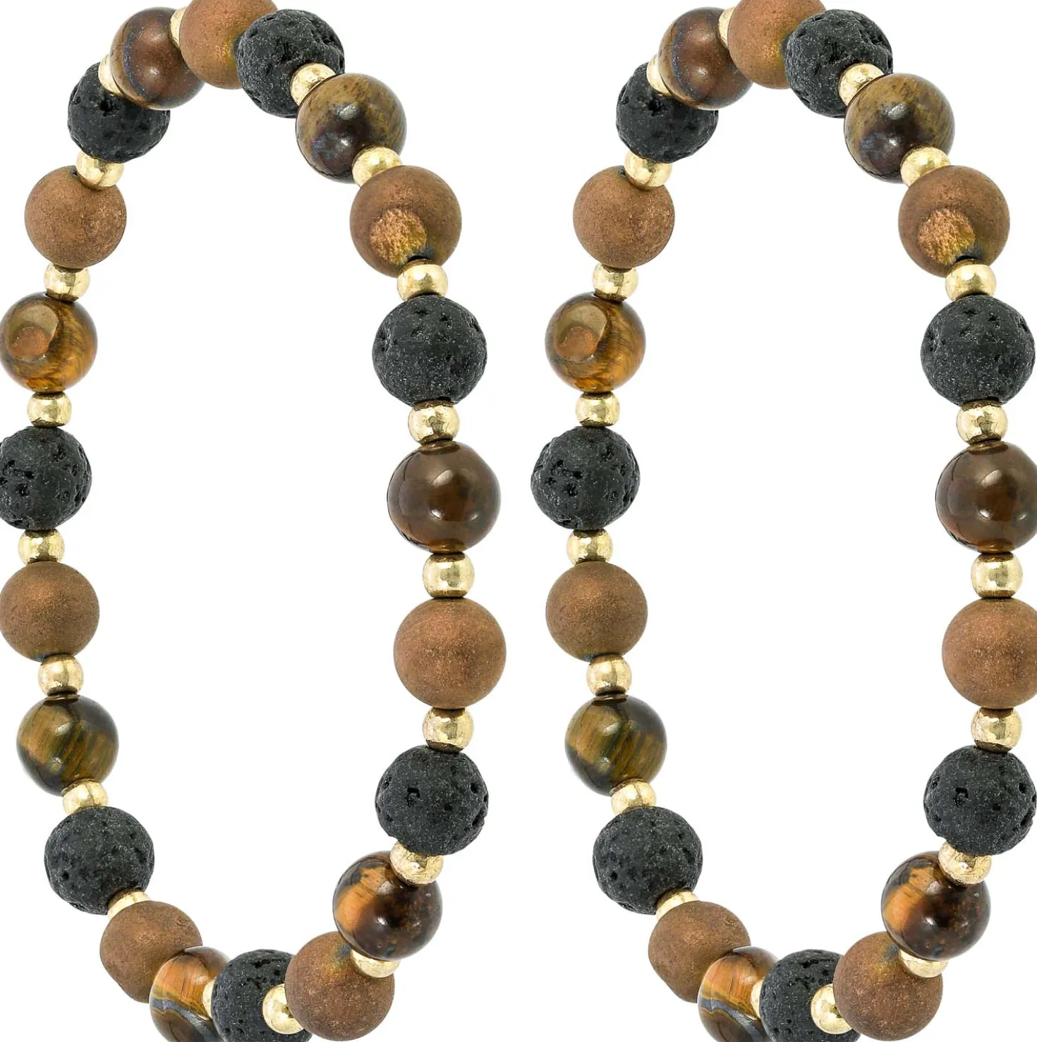Armband-Set - Lava Stone