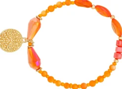 Armband-Set - Orange Shell