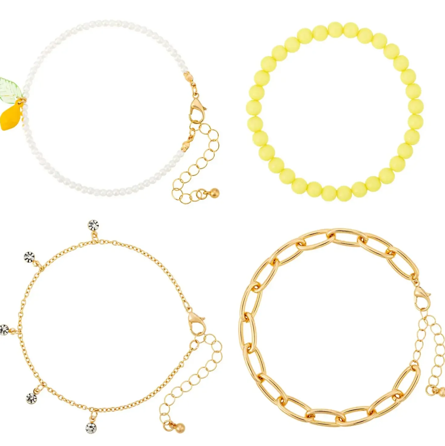 Armband-Set - Yellow Lemon