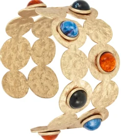 Armreif - Hammered Circles