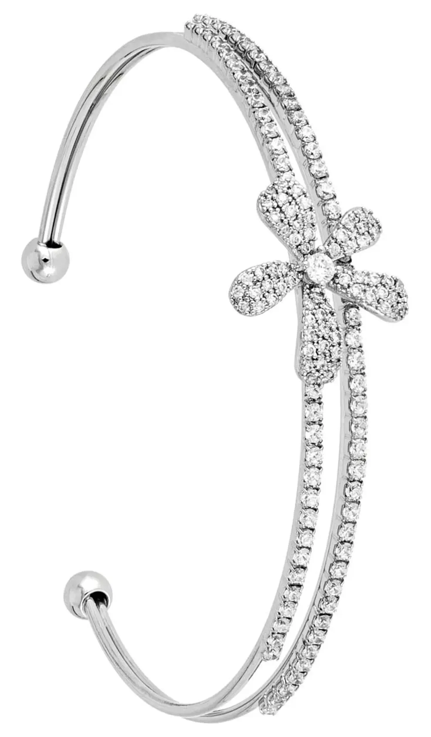 Armreif - Zirconia Flower