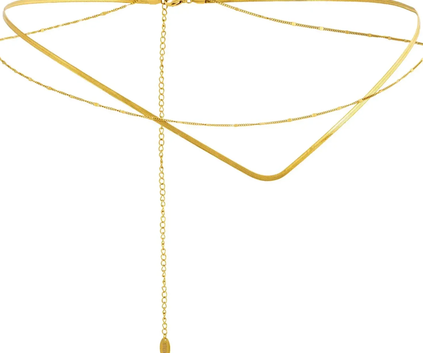 Bauchkette - Golden Dots