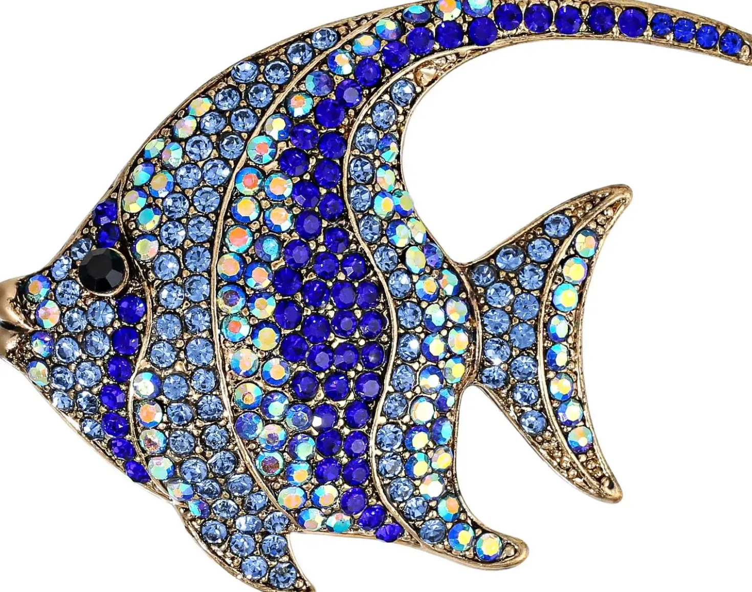 Brosche - Blue Sea