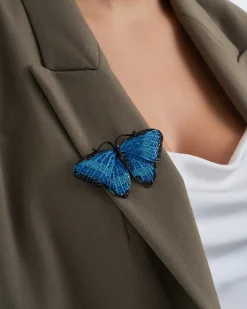 Brosche - Blue Wings