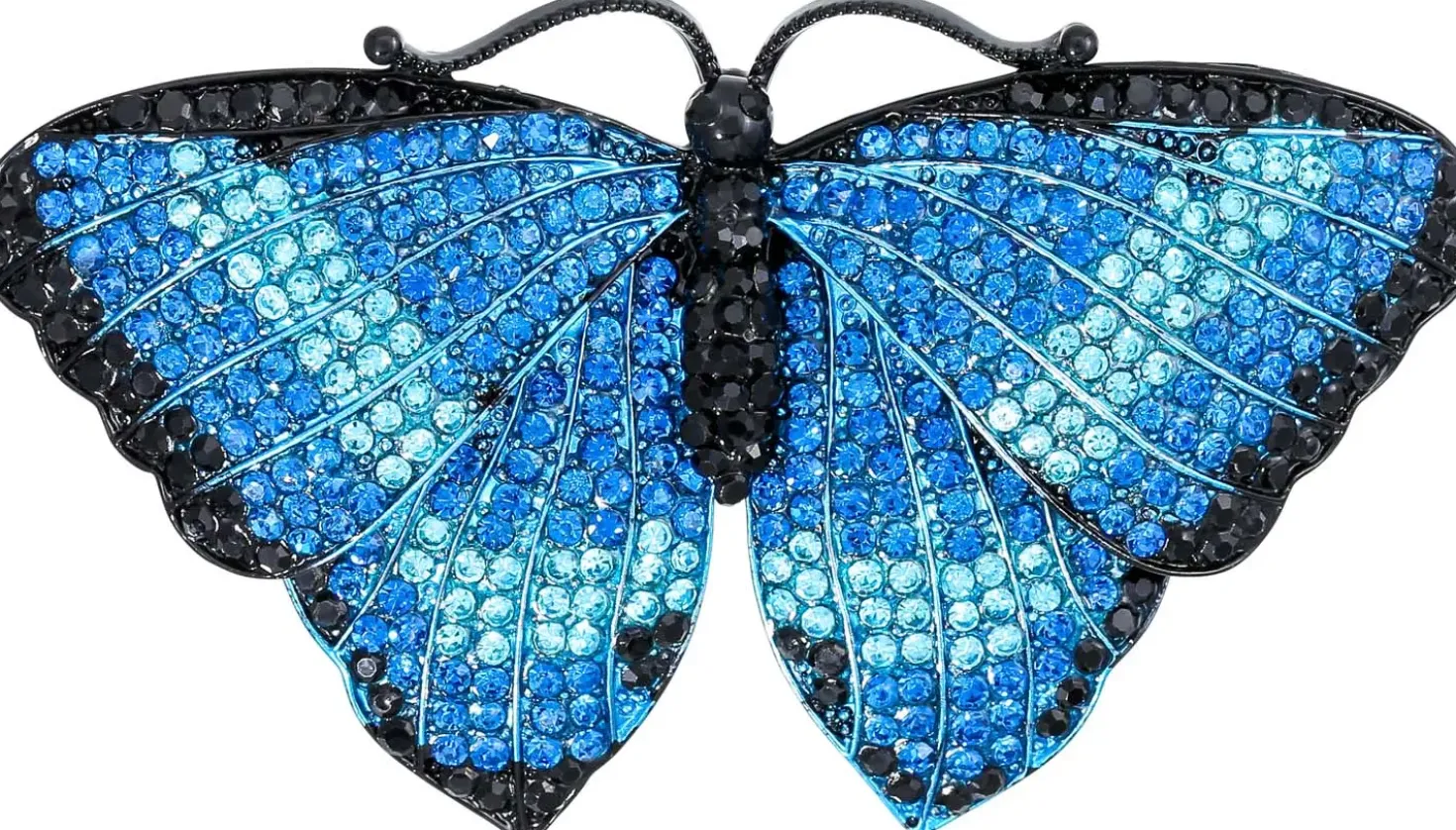 Brosche - Blue Wings