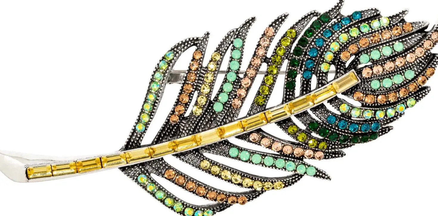 Brosche - Gleaming Feather