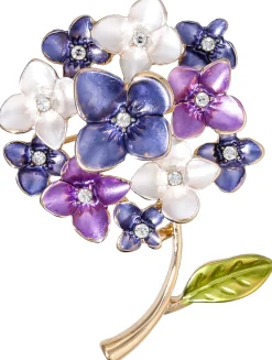 Brosche - Lilac Flower