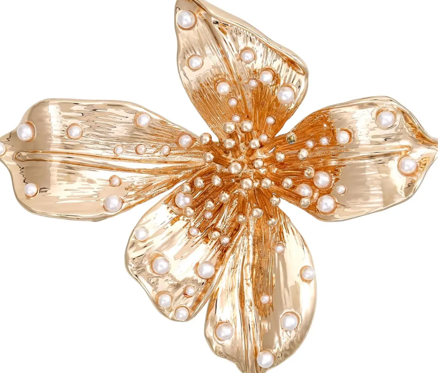 Brosche - Metal Flower