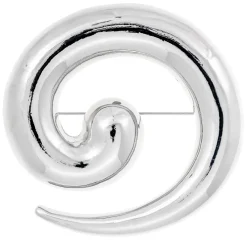 Brosche - Silver Spiral