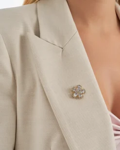 Brosche - Sparkly Flower