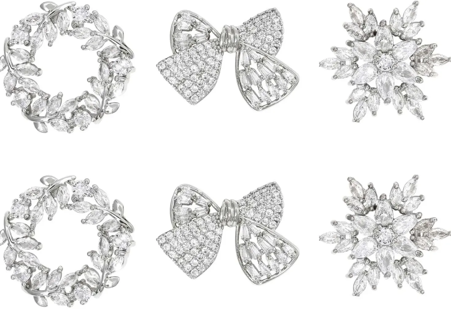 Broschen-Set - Winter Trio