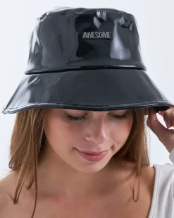 Bucket Hat - Black Shine