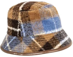 Bucket Hat - Checkered Oxford