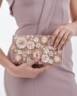 Clutch - Floral Pink