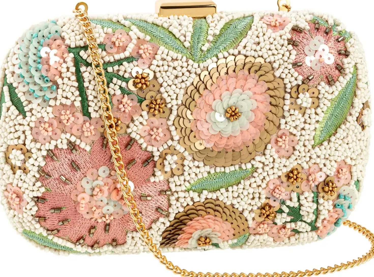Clutch Box - Beaded Blossom