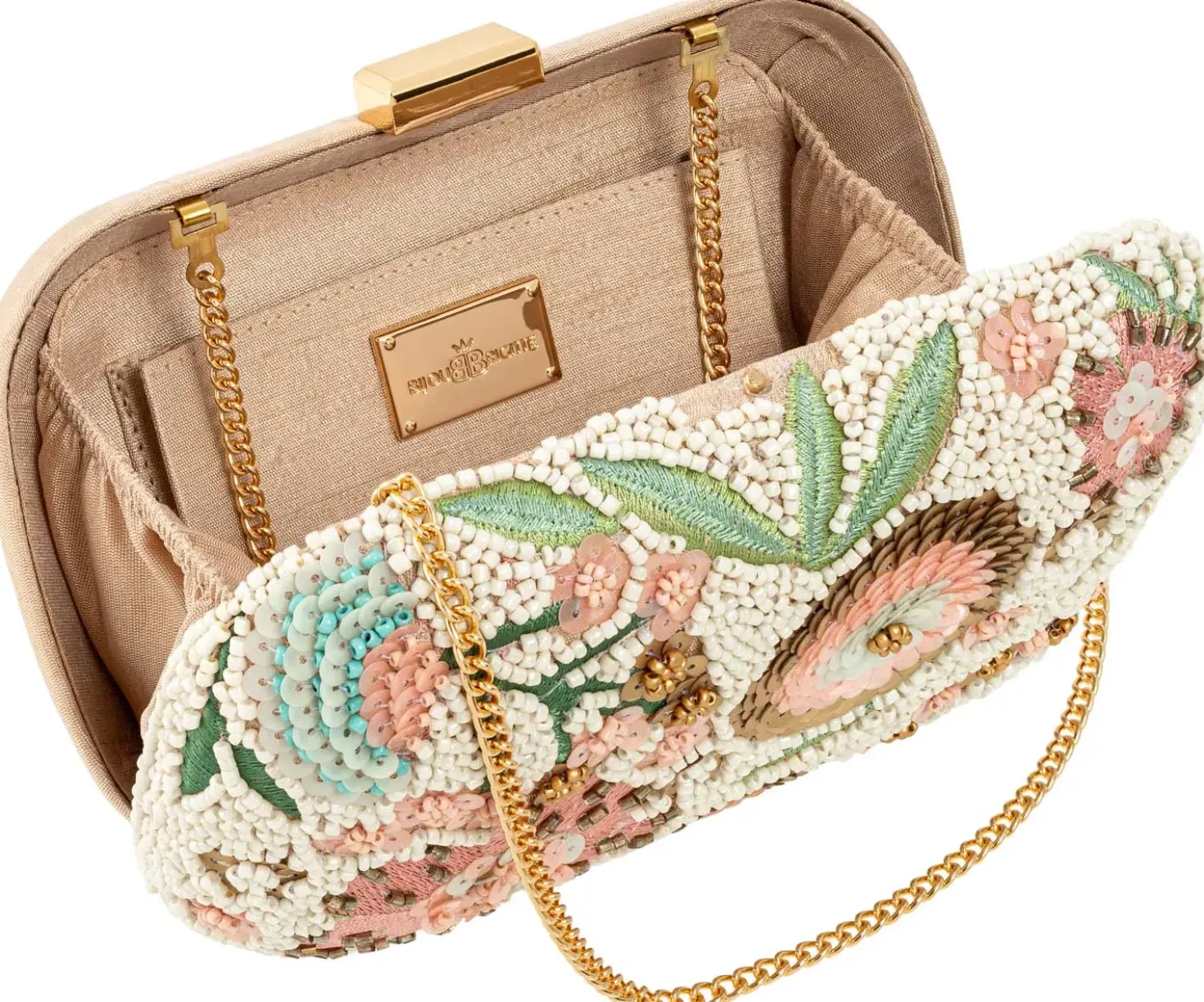 Clutch Box - Beaded Blossom