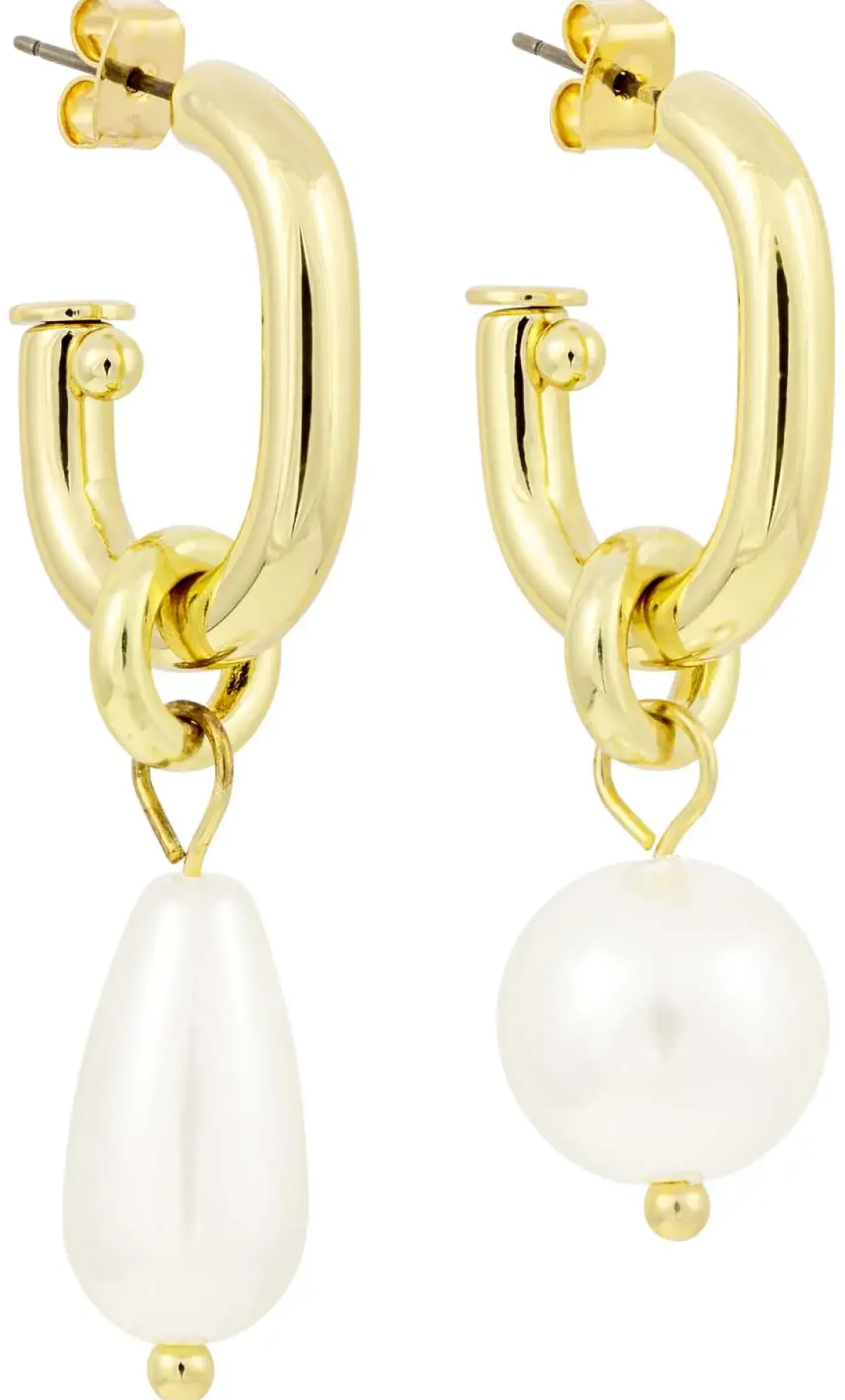 Creolen - Asymmetrical Pearls