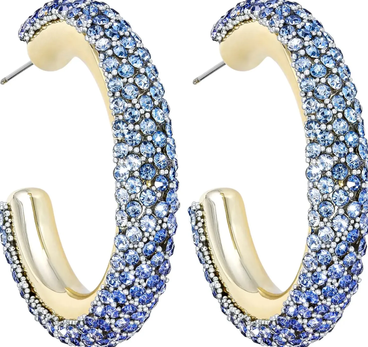Creolen - Blue Sparkle
