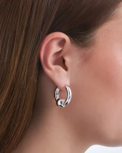 Creolen - Edgy Silver
