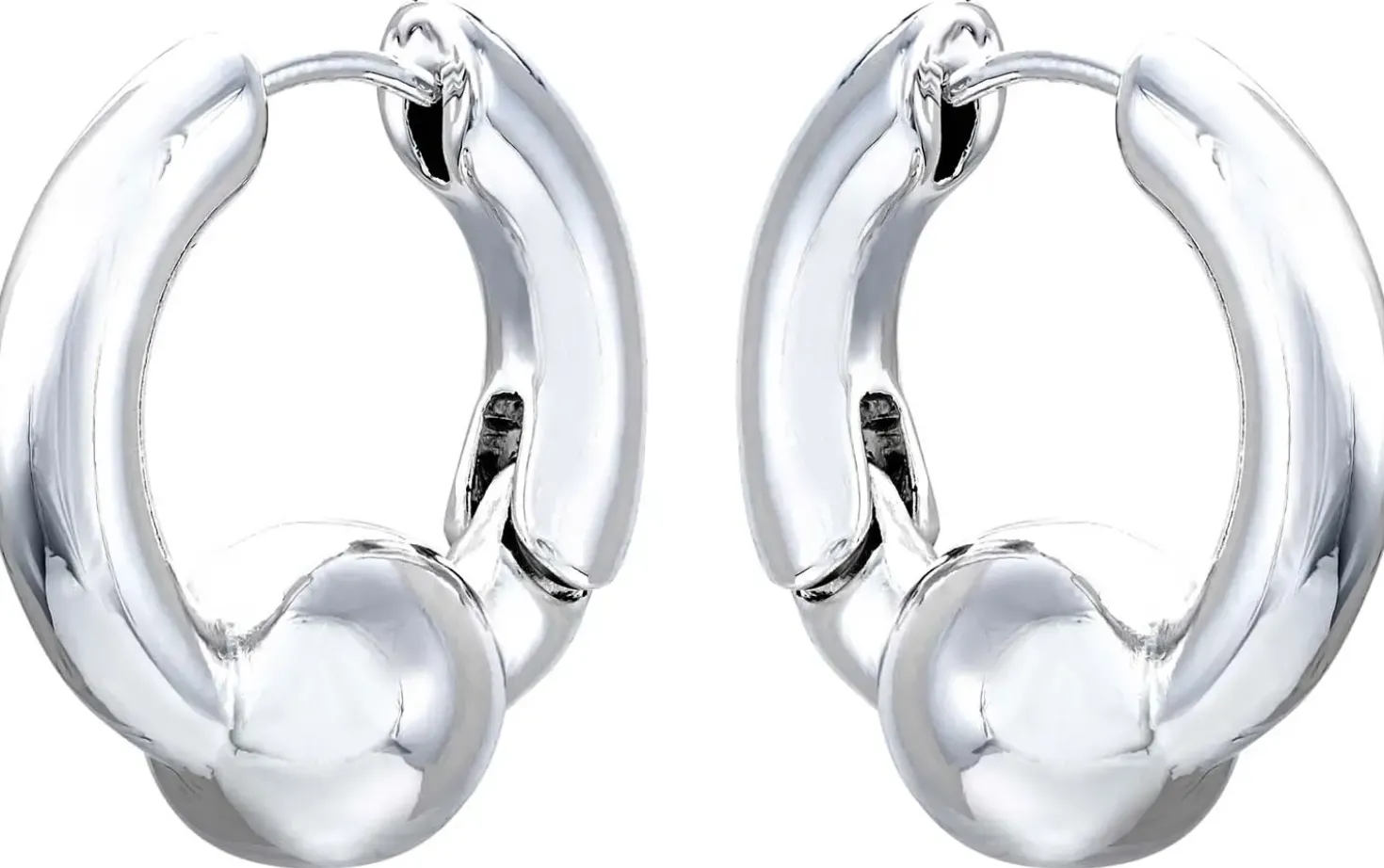 Creolen - Edgy Silver