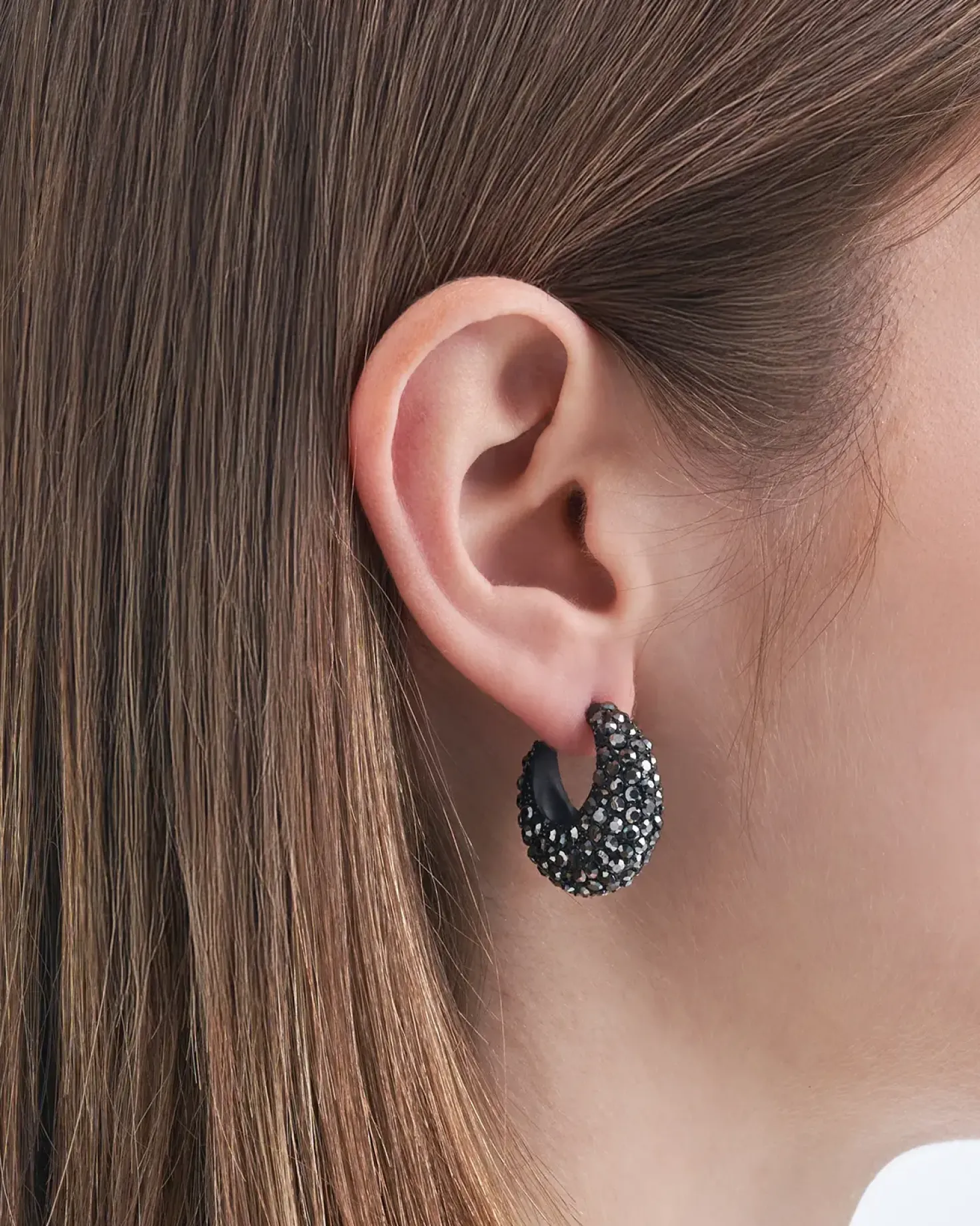 Creolen - Hematite Sparkle