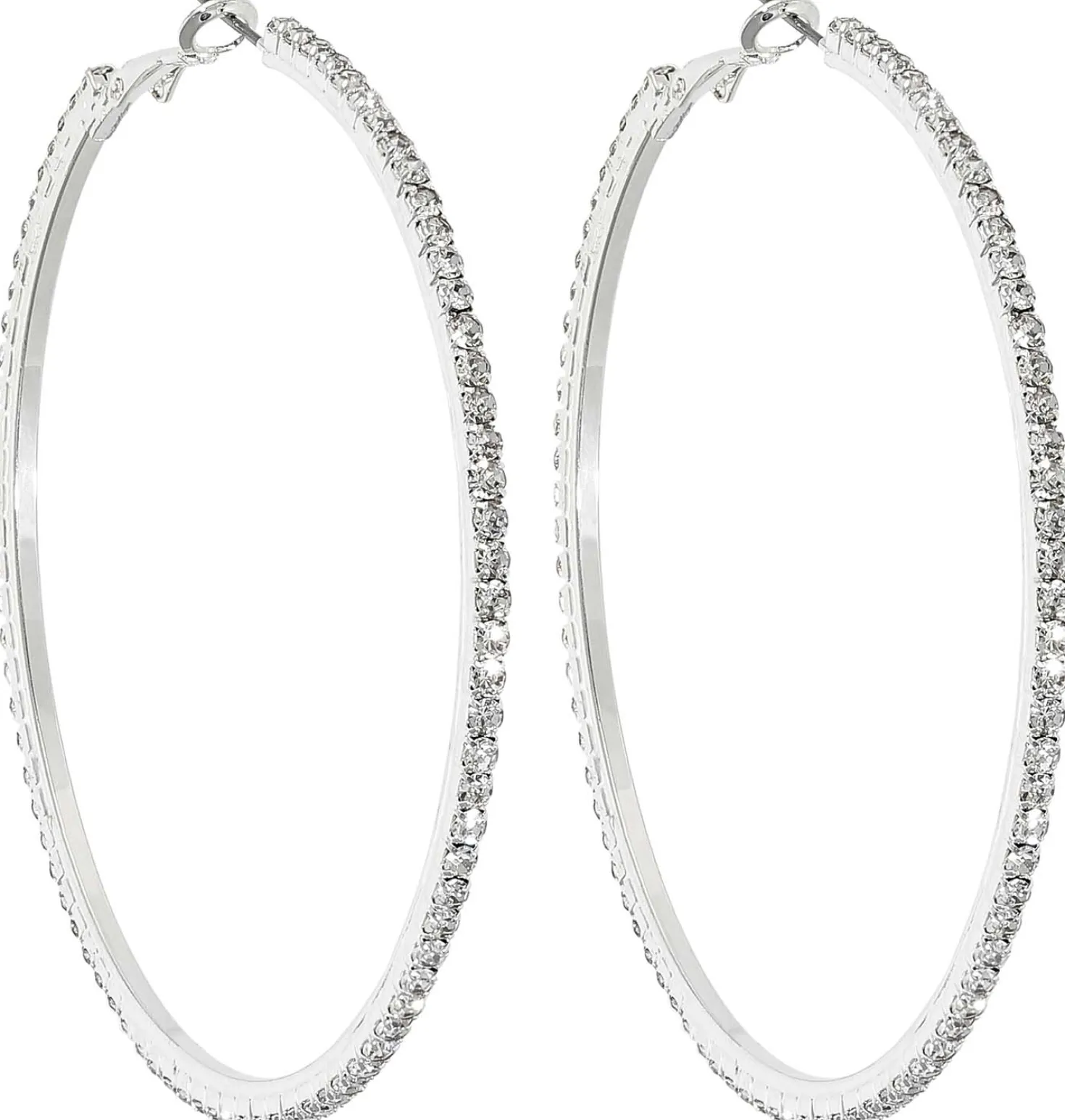 Creolen - Iced Silver