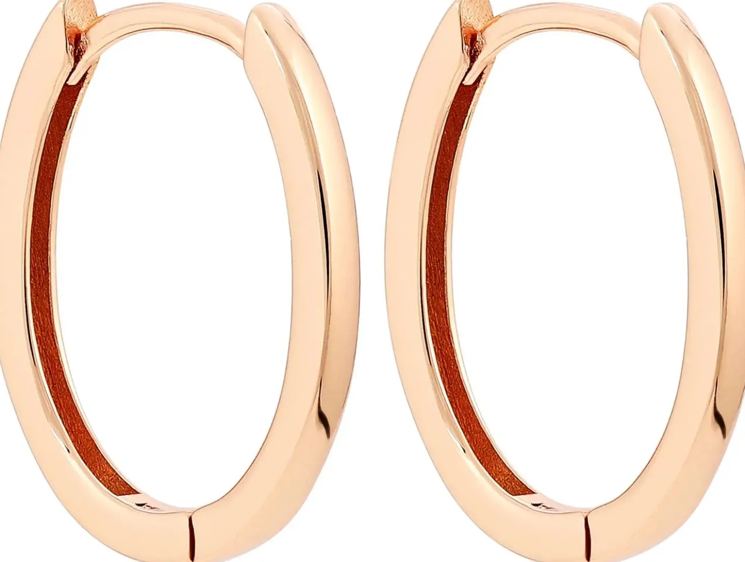 Creolen - Oval Rosegold