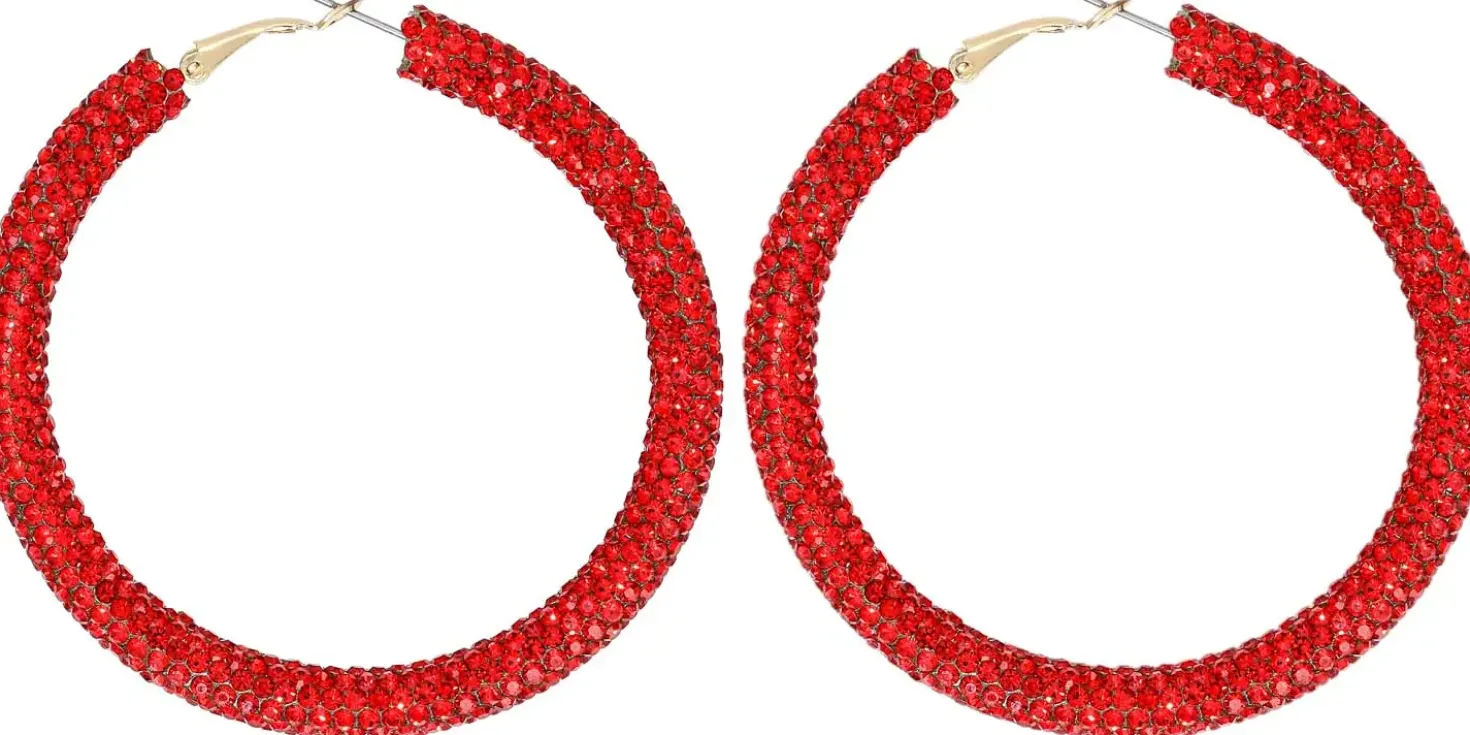 Creolen - Red Sparkle