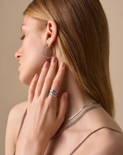 Creolen - Trendy Silver
