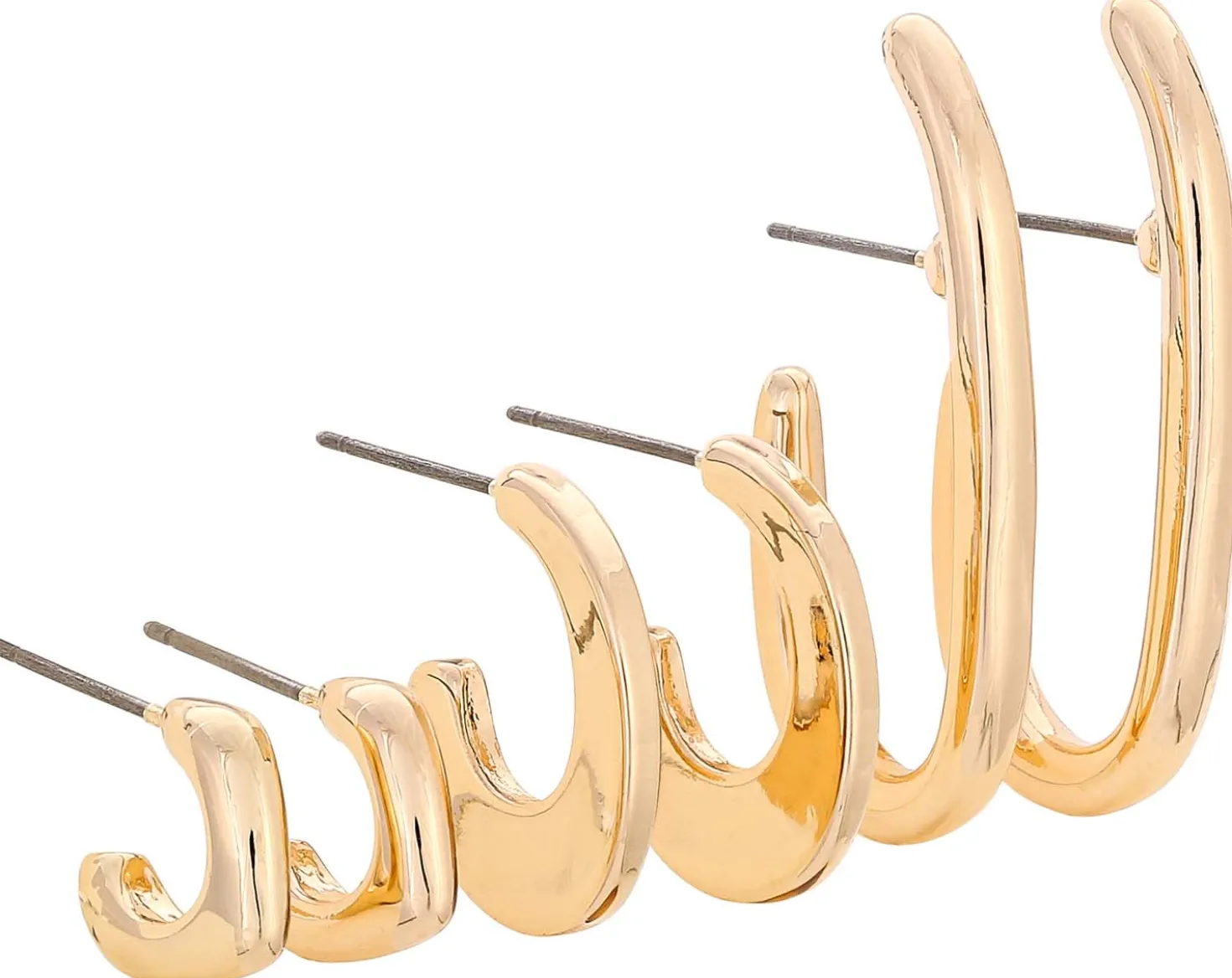 Creolen-Set - Elegant Gold