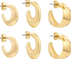 Creolen-Set - Golden Basics