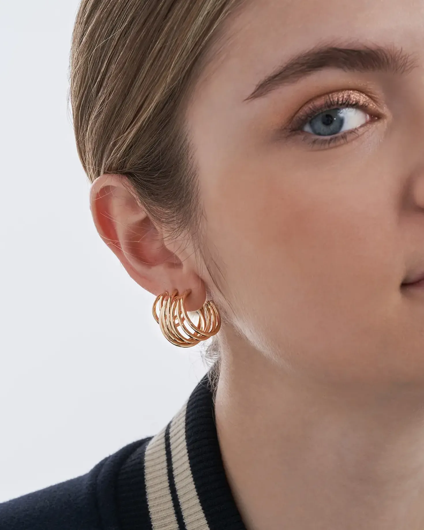 Creolen-Set - Golden Twist