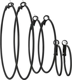 Creolen-Set - Matted Black