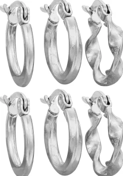 Creolen-Set - Silver Chic