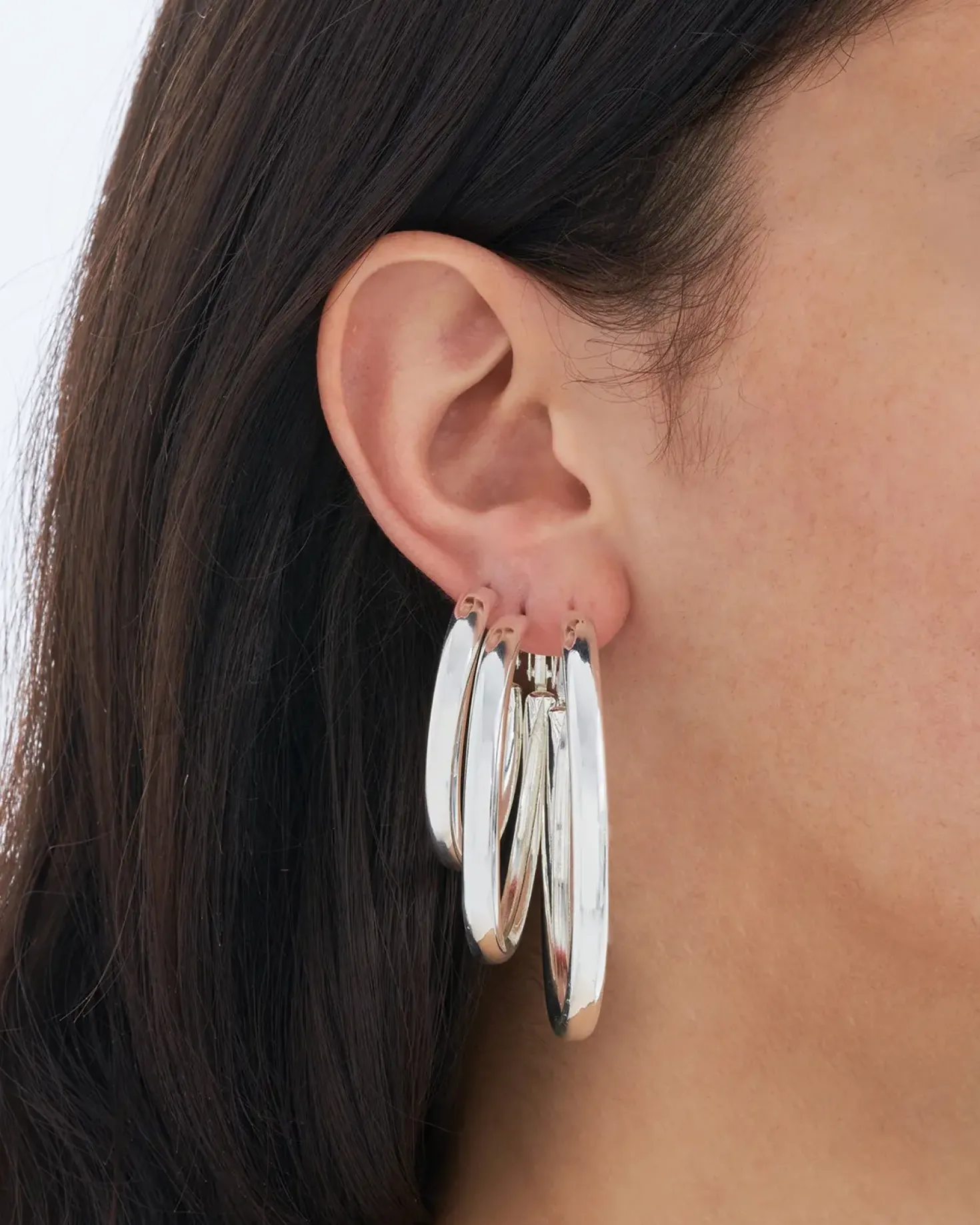 Creolen-Set - Silver Essentials