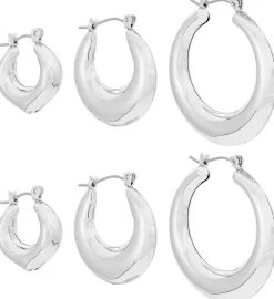 Creolen-Set - Silver Trio
