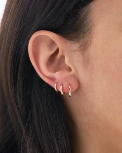 Creolen-Set - Slim Rosegold