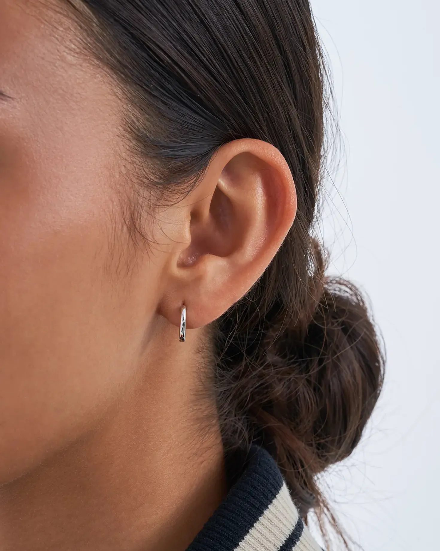 Creolen-Set - Slim Silver