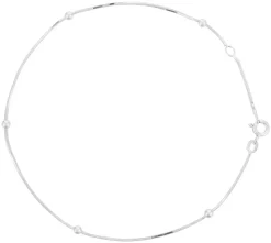 Fußkettchen - Five Silver Pearls