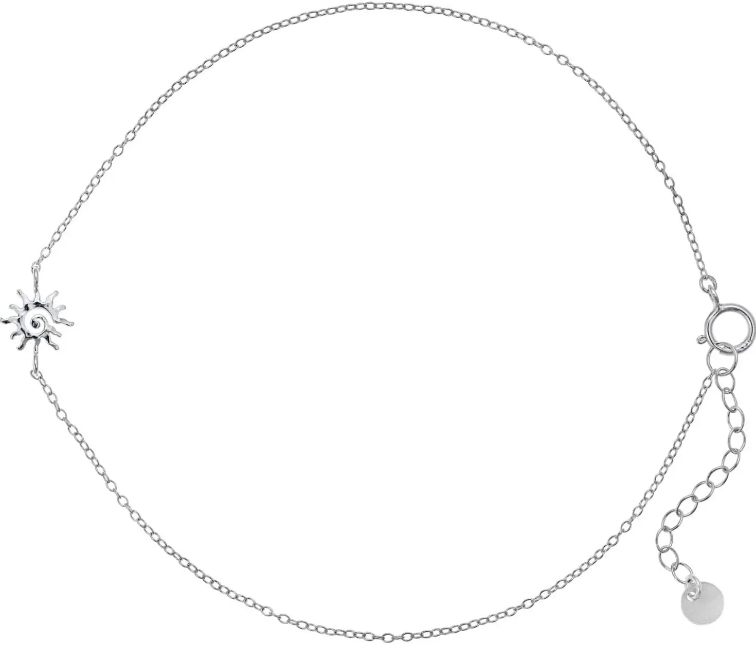 Fußkettchen - Spiral Sun