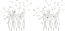 Haarkamm-Set - Pretty White