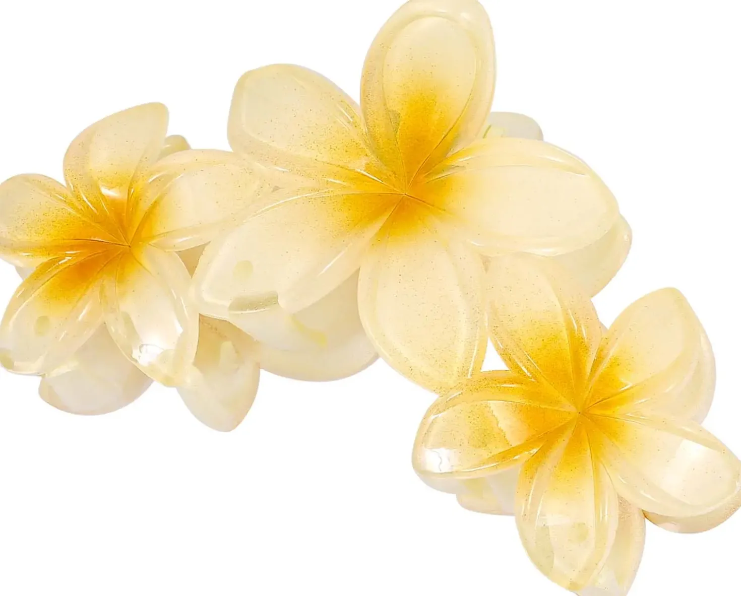 Haarklammer - Aloha Yellow