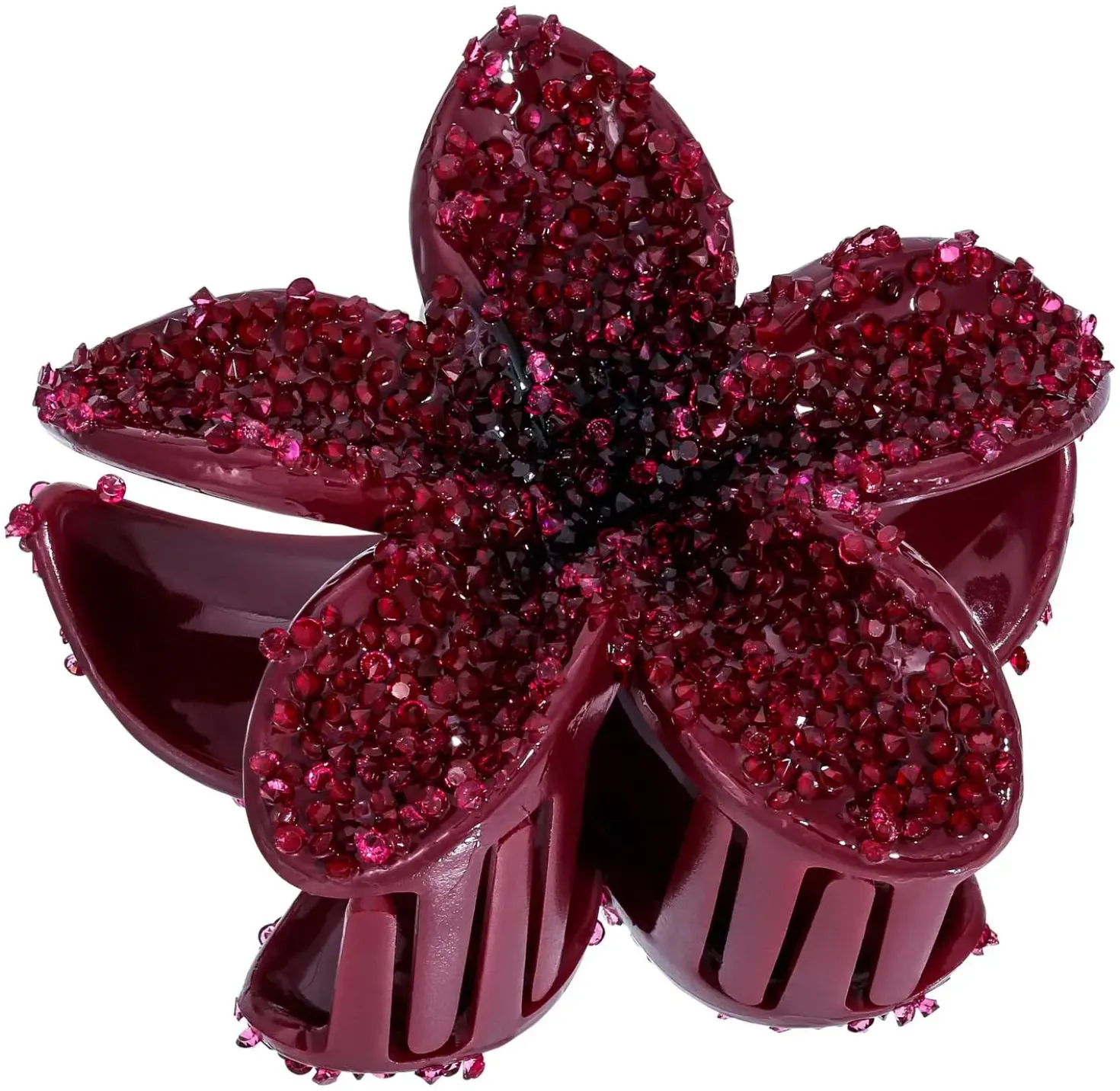 Haarklammer - Burgundy Blossom