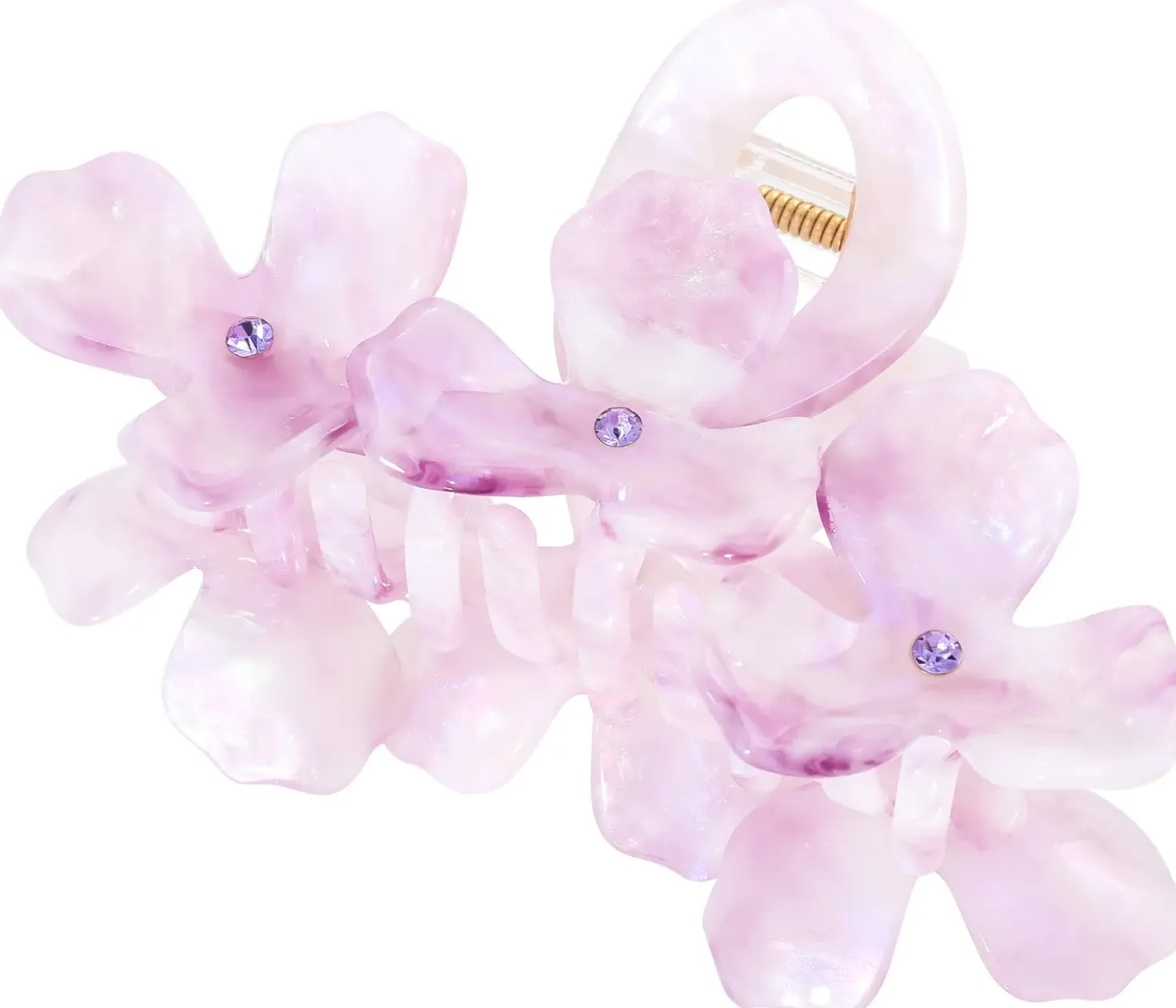 Haarklammer - Glossy Flowers