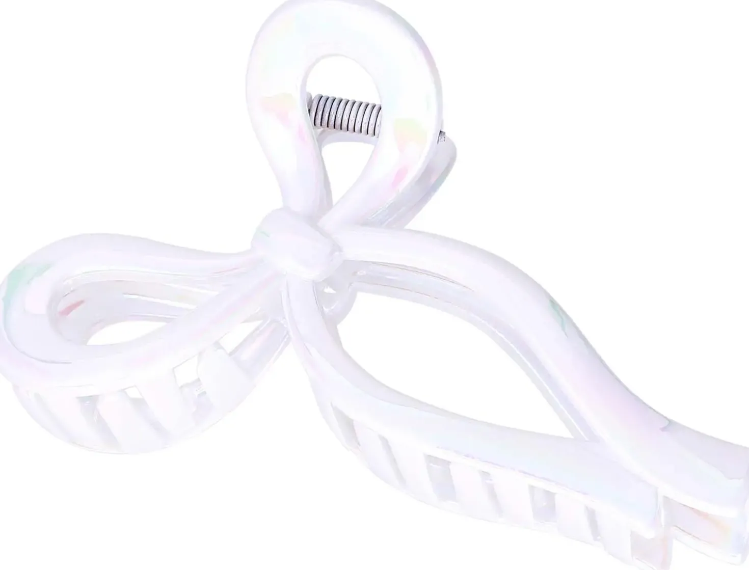 Haarklammer - White Bow